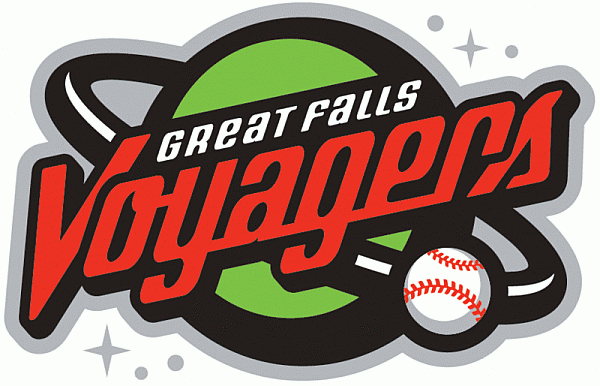 Great Falls Voyagers 2008-Pres Primary Logo iron on paper